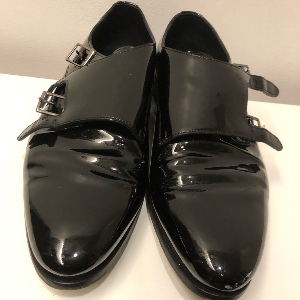 Suitsupply double monk black